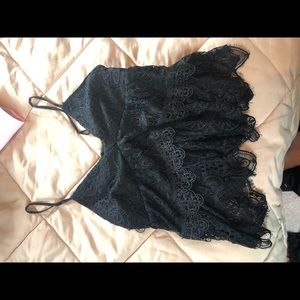 Lace tank top
